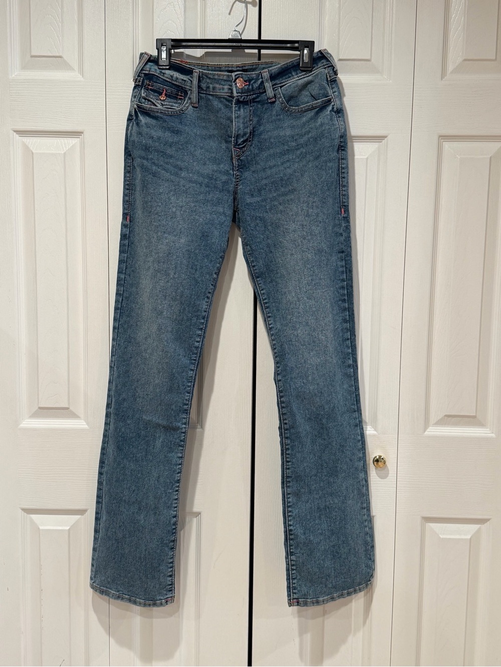 True Religion Boot Cut Jeans in Blue Wash